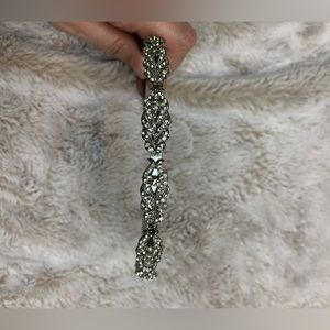 New bridal tiara silver diamonds